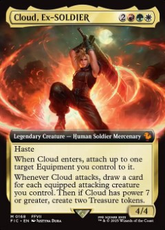 Cloud, Ex-SOLDIER Final Fantasy Commander decks Bordless